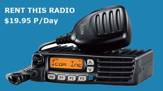 Rent ICOM Logging Road Radio - Buy the ICOM VHF 5023H